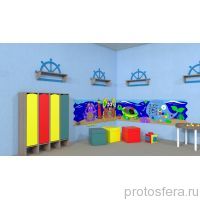 Морские обитатели (угловая версия)