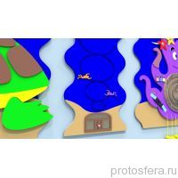 Панель морских обитателей