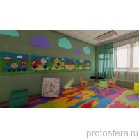 В интерьере